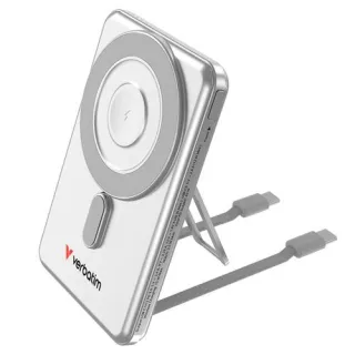 Verbatim Charge'n'Go 2C 5000mAh magn. PB silb.inkl.2 Kabel 32276