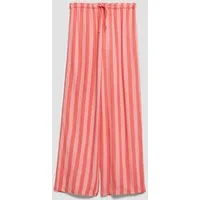 s.Oliver Chinos Hose WIDE LEG Wide Leg-Hose aus Crinkle-Viskose