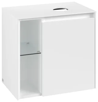 Villeroy & Boch Waschtischunterschrank Collaro 600x548x380mm 1trg. A:re Waschbecken re White Matt C15100MS
