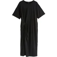 Next Shirtkleid Sommerliches Jersey-T-Shirtkleid mit Drehung (1-tlg)