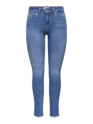 ONLY - ONLBLUSH MID SK ANK RW DNM REA1319 NOOS Medium Blue Denim - Gr. - L/32