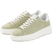 Elbsand Schnürschuh, Turnschuh, Schnürhalbschuh, Freizeitschuh, Ledersneaker Sneaker aus Leder mit modischer Plateausohle