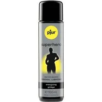 pjur Gleitgel Pjur Superhero - 100ml - für Männer, aus Wasserbasis mit vitalisierendem Ginkgoextrakt - Made in Germany