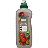 Dehner Gartendünger Bio Tomatendünger, hochwertiger NK-Dünger, 1 l, für ca. 150 l, 150 l Gießwasser, Flüssigdünger, organisch mit Spurennährstoffen