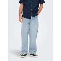 ONLY & SONS Relax-fit-Jeans ONSFADE LOOSE BOX TAI DNM MU OTL Baumwolle, relaxed fit