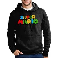Blondie & Brownie Hoodie Super Mario Retro Gamer Gaming Konsole Spiele Computer mit Kapuze