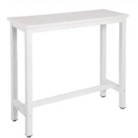 Woltu Bartisch (1-St), Metallgestell, Tischplatte aus MDF, 120x40x100cm
