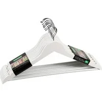 KESPER® Kleiderbügel Formkleiderbügel, FSC, (Set, 8-tlg), mit rutschfestem Hosensteg und praktischen Rockkerben