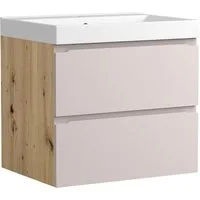 welltime Waschtisch CABO, Waschtisch, Kaschmir, griffloses Design