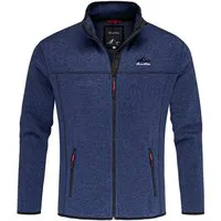 Amaci&Sons Fleecejacke HARVEY Fleecejacke Herren Strickfleece Sweatjacke Zipper Fleecepullover