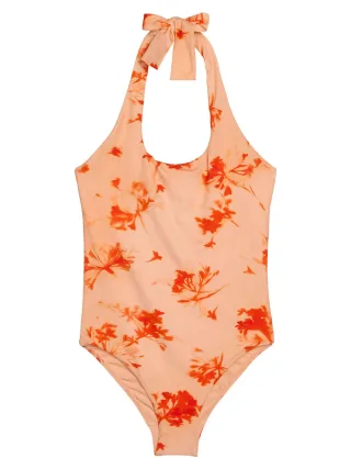 Marc O'Polo Damen Badeanzug Firecracker FloralSchwimmanzug, Einteiler, Bademode