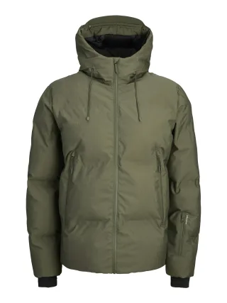 JACK&JONES - JCOFUSION TECHNICAL PUFFER JACKET SN grape leaf - Gr. - M