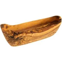 APS Servierschale OLIVE, Massivholz, jedes Stück ein Unikat, 25x8,5 cm