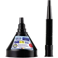alca Öltrichter Trichter mit Filter & Schlauch, Ø 135 mm, 2in1, schwarz, (1-tlg)