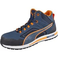 ISM Sicherheitsstiefel Crosstwist MID Gr.44 blau/orange S3 HRO SRC DIN EN2 Sicherheitsstiefel
