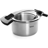 WOLL Kochtopf Topf "Concept Pro", Edelstahl (inkl. Glasdeckel, 2-tlg., in verschiedenen Größen), Induktionsgeeignet