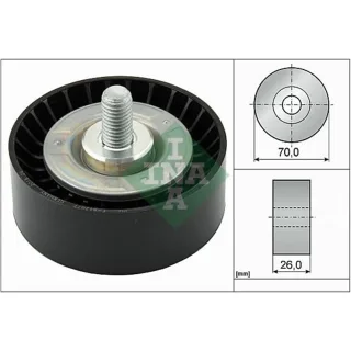 Ina Umlenkrolle f?r Keilrippenriemen BMW 1er 3er 5er X1 X3 Z4 2,0
