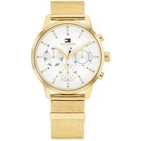 Tommy Hilfiger Multifunktionsuhr BLAKE 1782808, Quarzuhr, Armbanduhr, Damenuhr, Edelstahlarmband, analog
