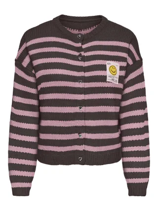 ONLY - ONLMAILEY LS DETAIL O-NECK CARDI CS KNT Coffee Bean - Gr. - M