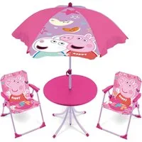 Arditex Kindertisch Kinder-Tischset mit 2 Stühlen & Sonnenschirm in verschiedenen Motiven