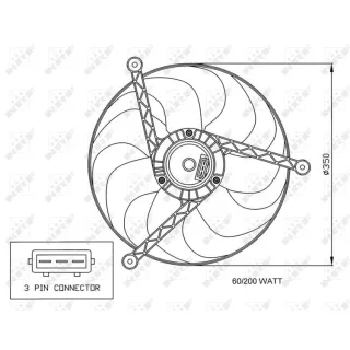 NRF K?hlerl?fter Ford Seat VW 47057