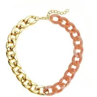 LASCANA Panzerkette, in bicolor, Collier, Gliederkette, Halsschmuck, Halskette