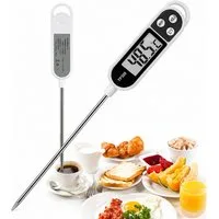 Bolwins Kochthermometer F74 Digital Lebensmittel Stift Thermometer Küche BBQ Kochen Temperatur, Packung 1-tlg., 1x digitales Lebensmittelthermometer, Hohe Messgenauigkeit Schnelle Messung Breiter Temperaturbereich