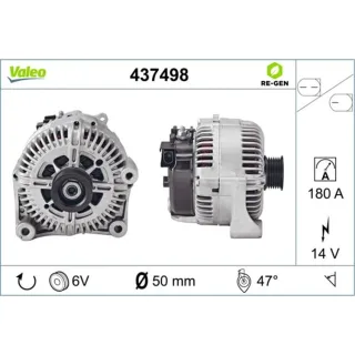 Valeo Lichtmaschine BMW 5er 6er 7er X5 4,4 437498