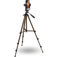 TronicXL 134cm Smartphone Stativ drehbar Halterung Ständer Tripod Handy Foto Dreibeinstativ (neigbar, drehbar, höhenverstellbar)