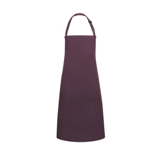 Karlowsky - Latzschürze "Basic" (Aubergine)