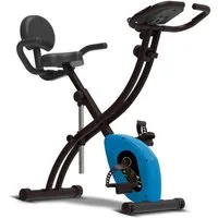 TurboTronic by Z-Line Heimtrainer klappbar mit 8 Widerstandsstufen Trainingscomputer & LCD-Display (Heimfitness, 2-tlg., SportTronic), Trimmrad für Zuhause Standfahrrad Fitnessbike Sport Fahrrad