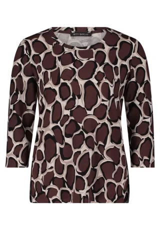 Betty Barclay - Printshirt braun - Gr. - 38