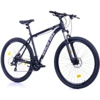 BERLIN BIKE Mountainbike MTB1 Serien Komplettset mit Shimano‑Ausstattung und Premium‑Service, 21 Gang Shimano FD-TZ500/RD-TY300D Schaltwerk, Kettenschaltung, (Shimano Kurbel, Dacron Hydraulische Scheibenbremsen, Aluminiumrahmen), mit hydraulischen Sc