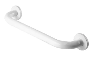 Neuesbad Serie 91 Stützgriff 450mm, Wandmontage, Edelstahl 201, Oberfläche weiss NB1DENIV641B1