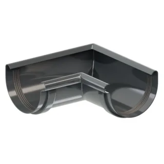 PVC Dachrinnen Innenecke 90° | Ø 75 mm