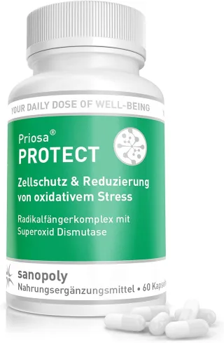 Sanopoly Priosa® Protect | 60 Kapseln | SOD aus Bittermelone | vegan