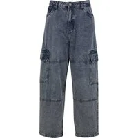 URBAN CLASSICS Bequeme Jeans Urban Classics Tapered Heavy Ounce Baggy Cargo Jeans