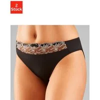 Nuance by Lascana Slip (Packung, 2 Stück) mit schöner Stickereispitze