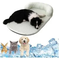 Ledander Hundematte Kühlmatte Hunde Katzen,Selbstkühlende Kissen, Kühl Hundedecke, für Zuhause Unterwegs oder im Auto