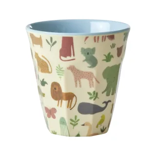Rice Melamin Becher Sweet Jungle / Dusty Blue 250ml