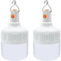 FELIXLEO LED Laterne 2 STK LED Campinglampe Wiederaufladbare 500LM Zeltleuchte