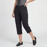 OriginalYou Caprihose Damen Sommerhose mit Stretch 7/8 Capri Schlupfhose bequemer Stretchbund, in den Größe 36 bis 50 erhältlich