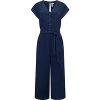 Ragwear Jumpsuit Glina Langer Damen Overall mit Bindegürtel an der Taille
