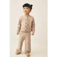 Next Langarmshirt & Leggings Set aus Strickjacke und Hose (2-tlg)