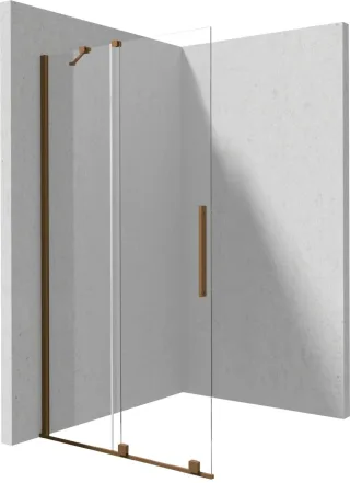 Neuesbad SLIDING WALK-IN, BRONZE Gebürstet, 90X195CM NB1DEKTJC39R1