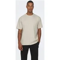 ONLY & SONS Rundhalsshirt ONSFRED RLX SS TEE Baumwolle, relaxed fit