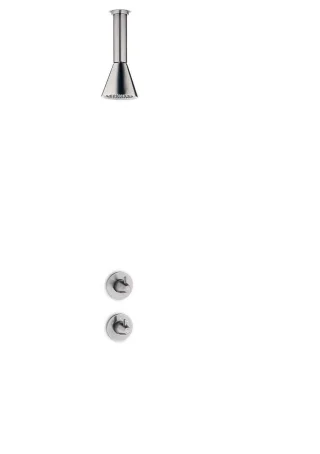 JEE-O cone 03 Decken-Duschkombination, edelstahl gebürstet, 900-6430 900-6430