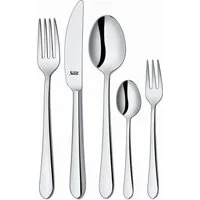 Silit Besteck-Set Midi (30-tlg), 6 Personen, Edelstahl 18/10, Solide Monobloc Tafelmesser, poliert