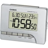 CASIO Quarzwecker DQ-747-8EF Wecker, Digitalwecker, Thermometer, Snooze,Geschenkidee, Schlafzimmer