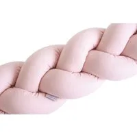 Loolay Nestchenschlange Geflochtenes Kissen Zierkissen Dekokissen Bettumrandung 100% ALTROSA, (Zugluftstopper Zugluft Schlange Wickeltischumrandung Babybett Kinderzimmer Schutz, Wohndeko Bettschlange 100 150 200 300 400 cm & Länge auf Anfrage), Zuglu